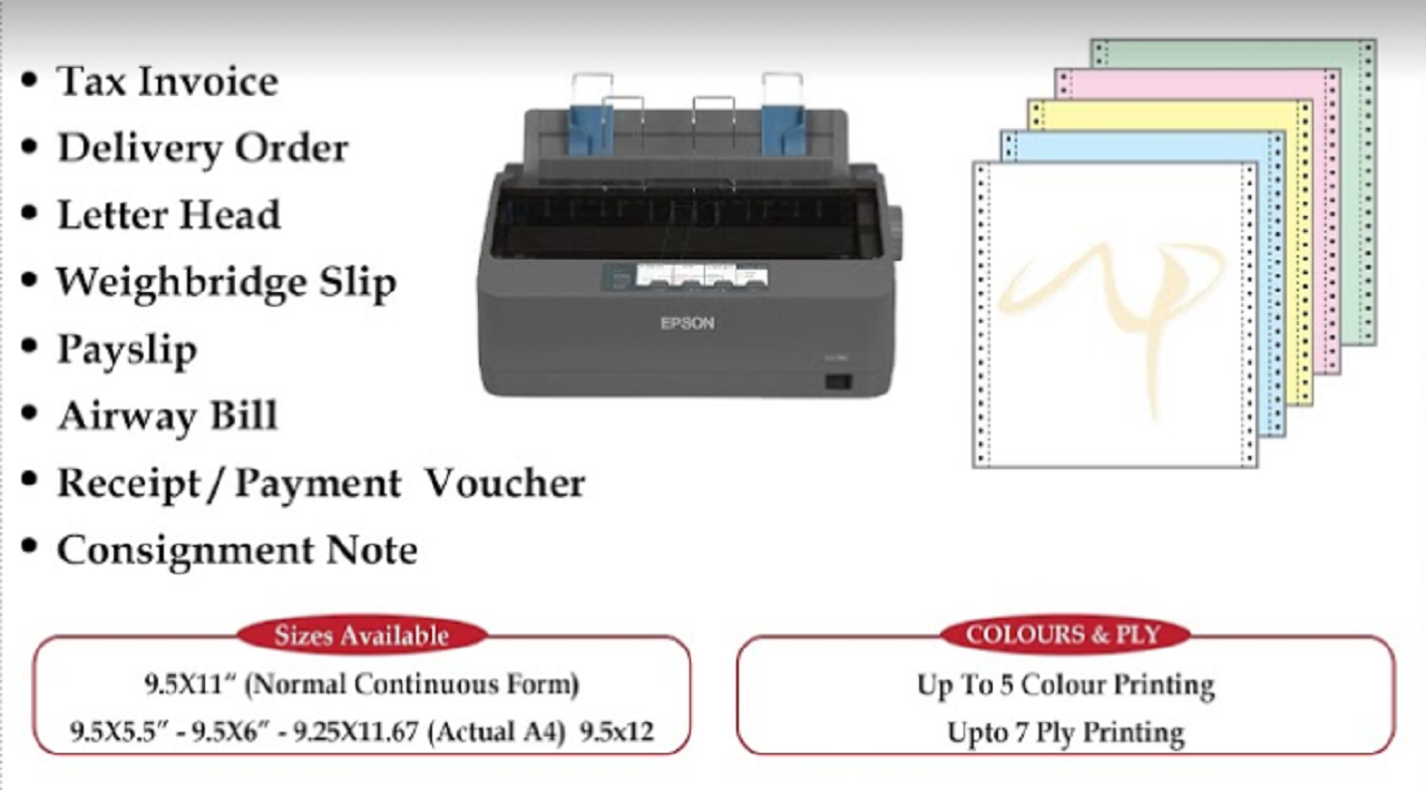 Computer Stationery Forms Printing